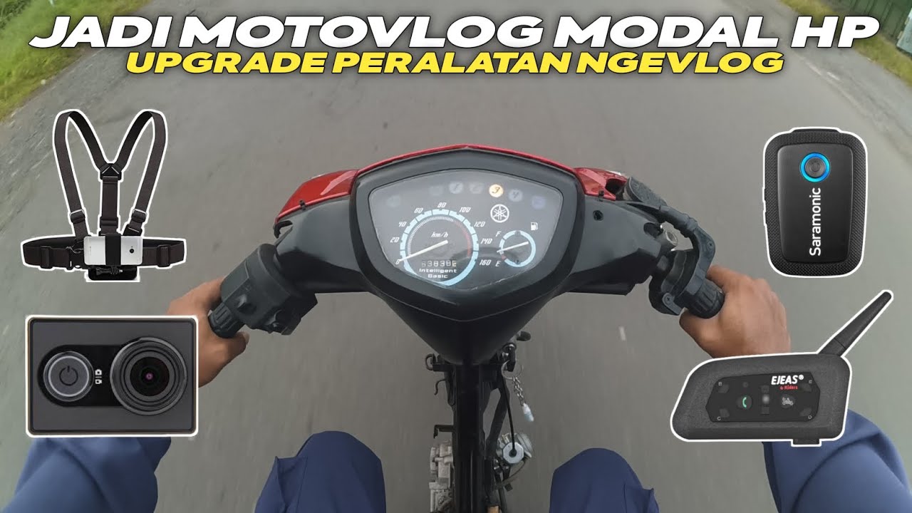 PERALATAN MOTOVLOG PEMULA ‼️ MODAL HP BISA DAPET GAJI JUTAAN