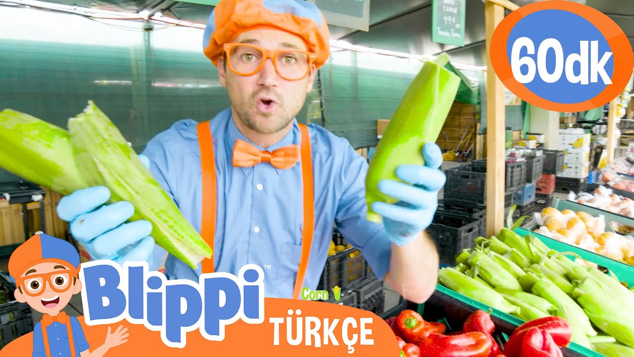 Blippi Bir Çiftliği Keşfediyor 🥬🥕🥒 | Blippi Türkçe - Çocuklar için Eğitici Videolar
