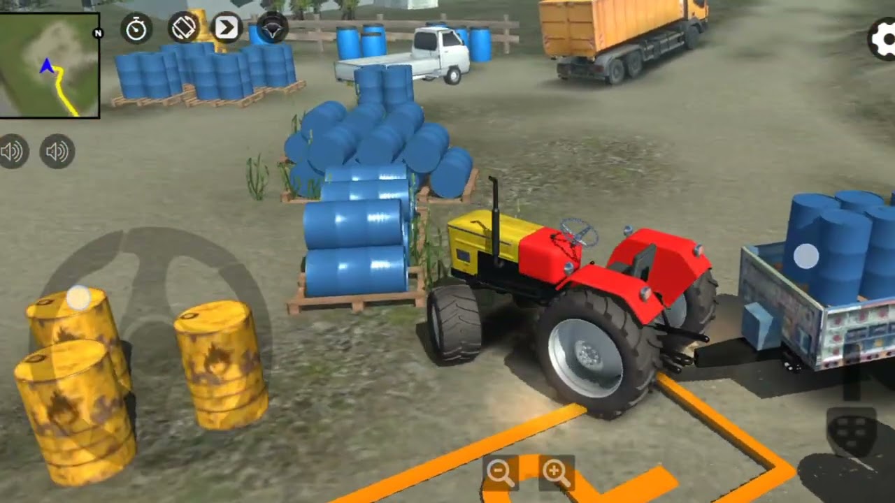 Indian Tractor Simulator 3D | Android Game Play Indian Tractor Simulator 3D | Glitch maut 