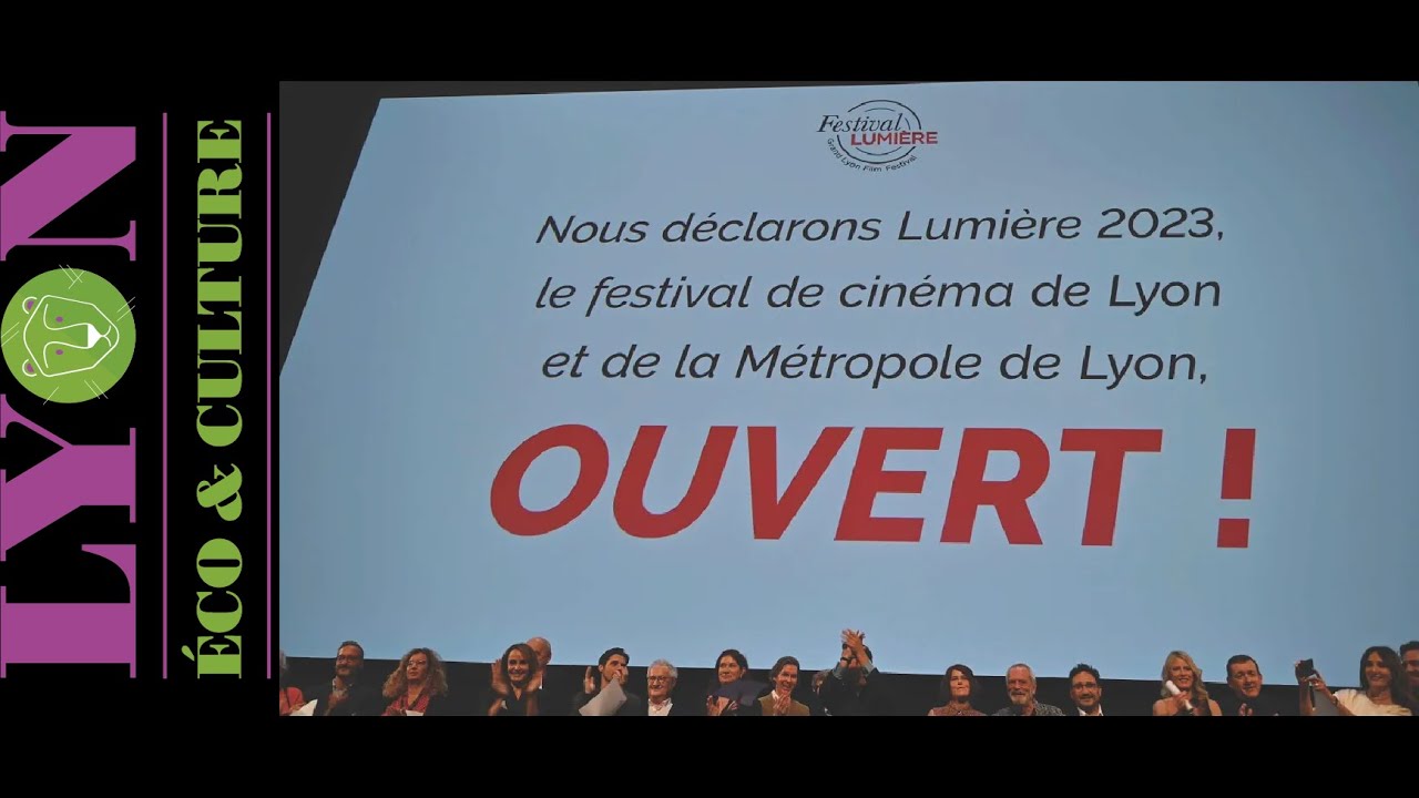 Coup d'envoi Festival Lumière 2023 à la Halle Tony Garnier