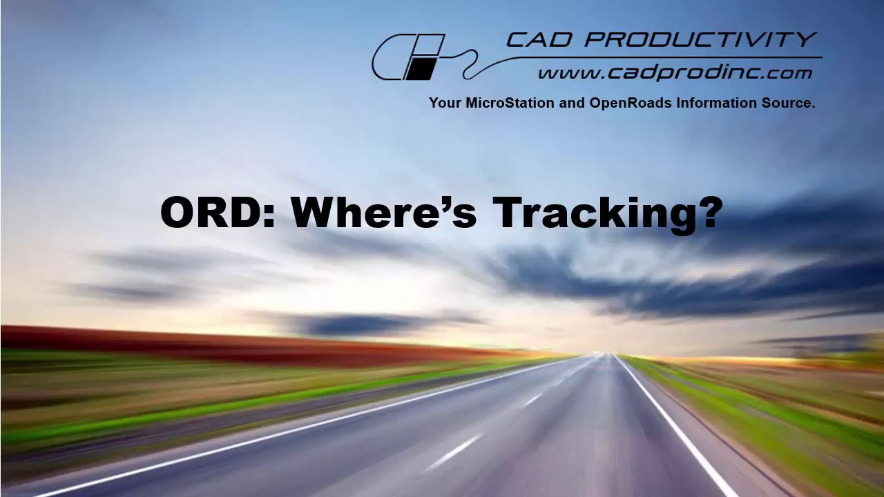 OpenRoads: Where's Tracking?