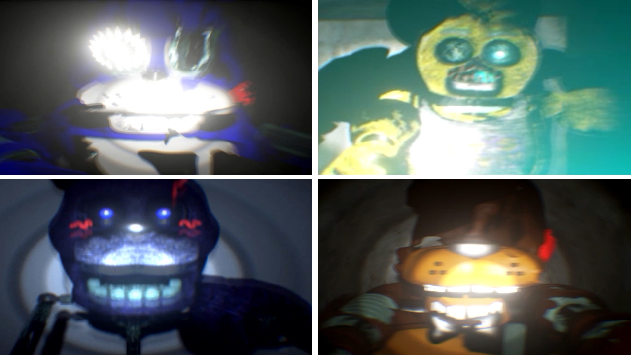 The Rise At Fazbear's ALL JUMPSCARES + SECRETS!