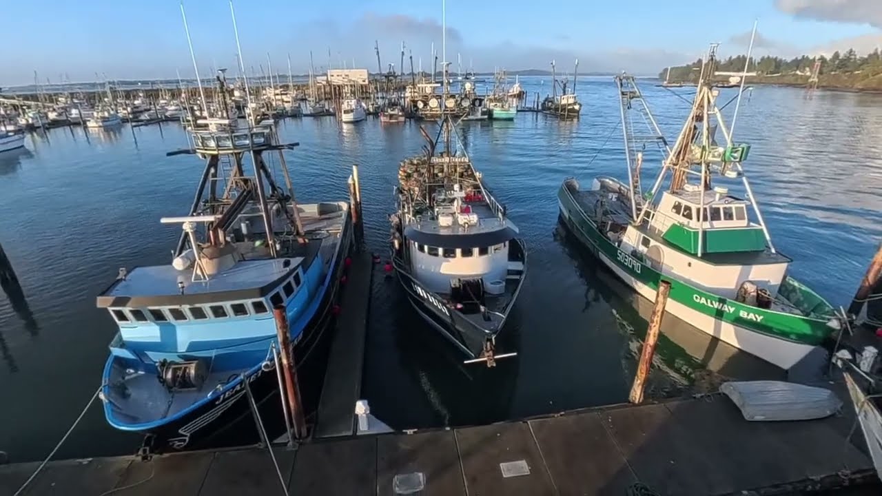 USCG and Highliner F/V Echo Belle coming in to Charleston Marina.