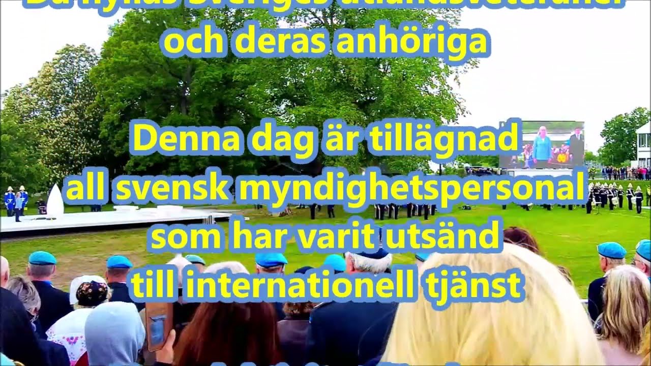 Medaljtyngda utlandveteraner fr&aring;n Dalarna mot Veterandagen den 29 maj 2022 vid Sj&ouml;historiska Museet