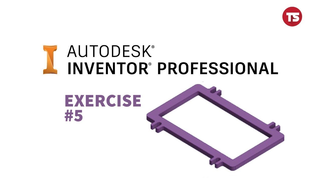 Inventor 2020 | Practice Exercise 5 | Hopper Flange