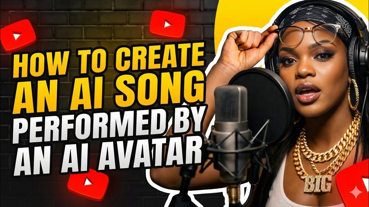 I CREATED AN AI SONG WITH AN AI AVATAR (FULL BREAKDOWN)