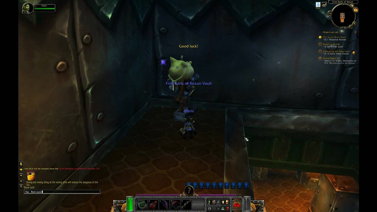 WoW Cataclysm: Goblin Quest - The Great Bank Heist