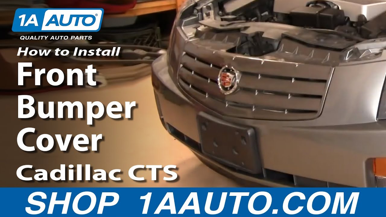 How to Replace Front Bumper Cover 03-07 Cadillac CTS