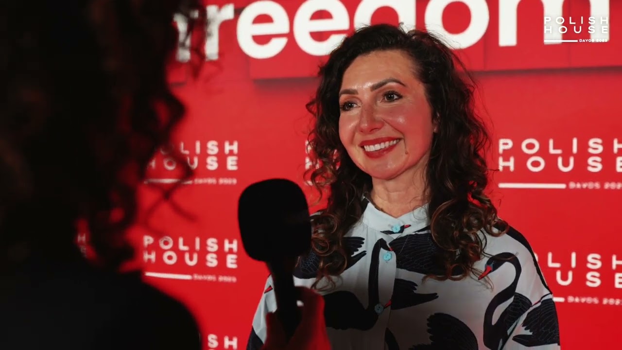 Interview with Vera Furtorjanski at Polish House Davos 2023