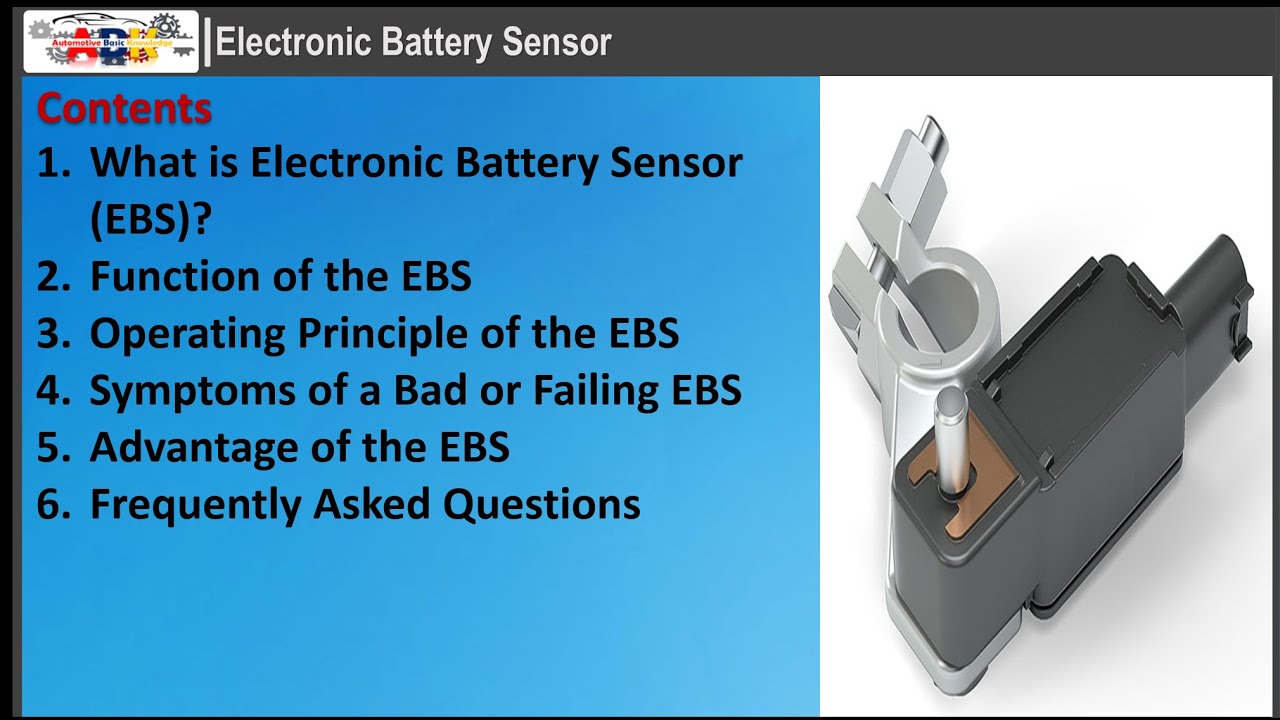Electronic Battery Sensor