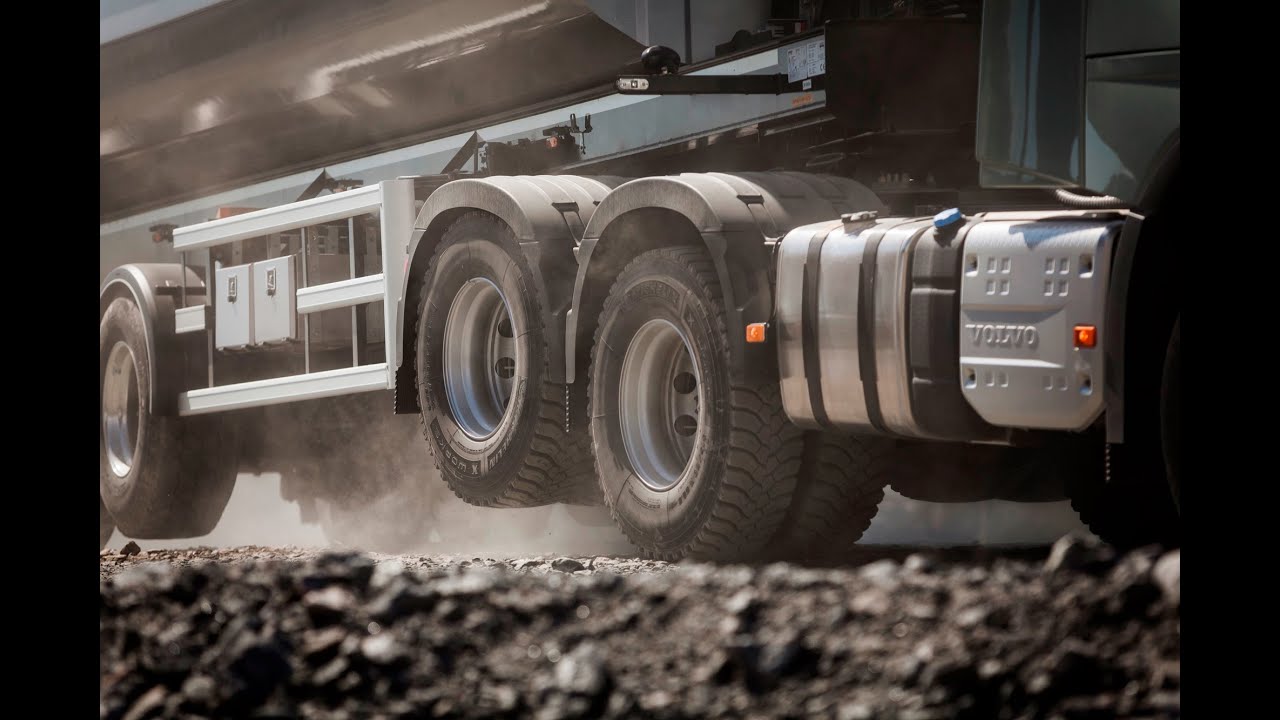 Volvo Trucks – Better grip and lower fuel consumption with Tandem Axle Lift
