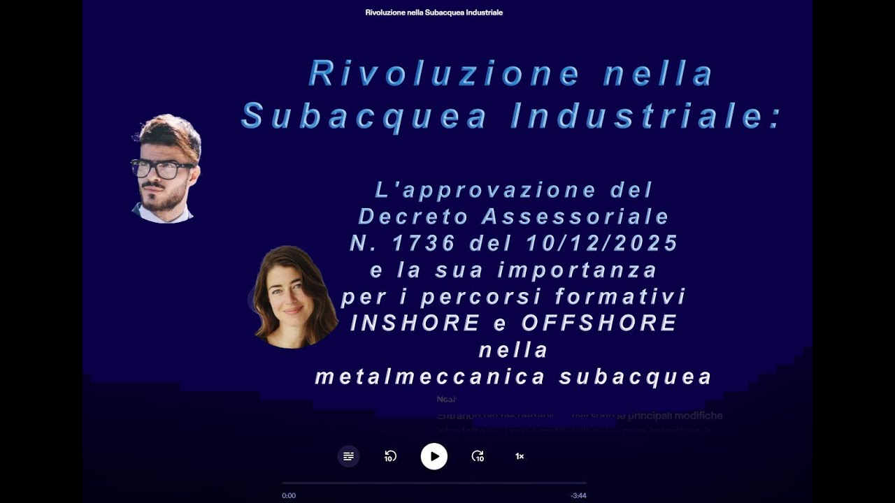 CEDIFOP,   Rivoluzione nella Subacquea Industriale