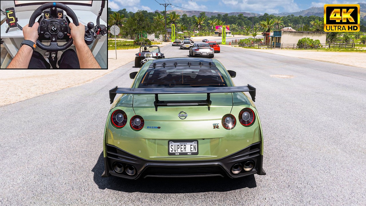 Nissan GTR R35 NISMO VS Track Toys - Forza Horizon 5 | Logitech G923 Steering Wheel