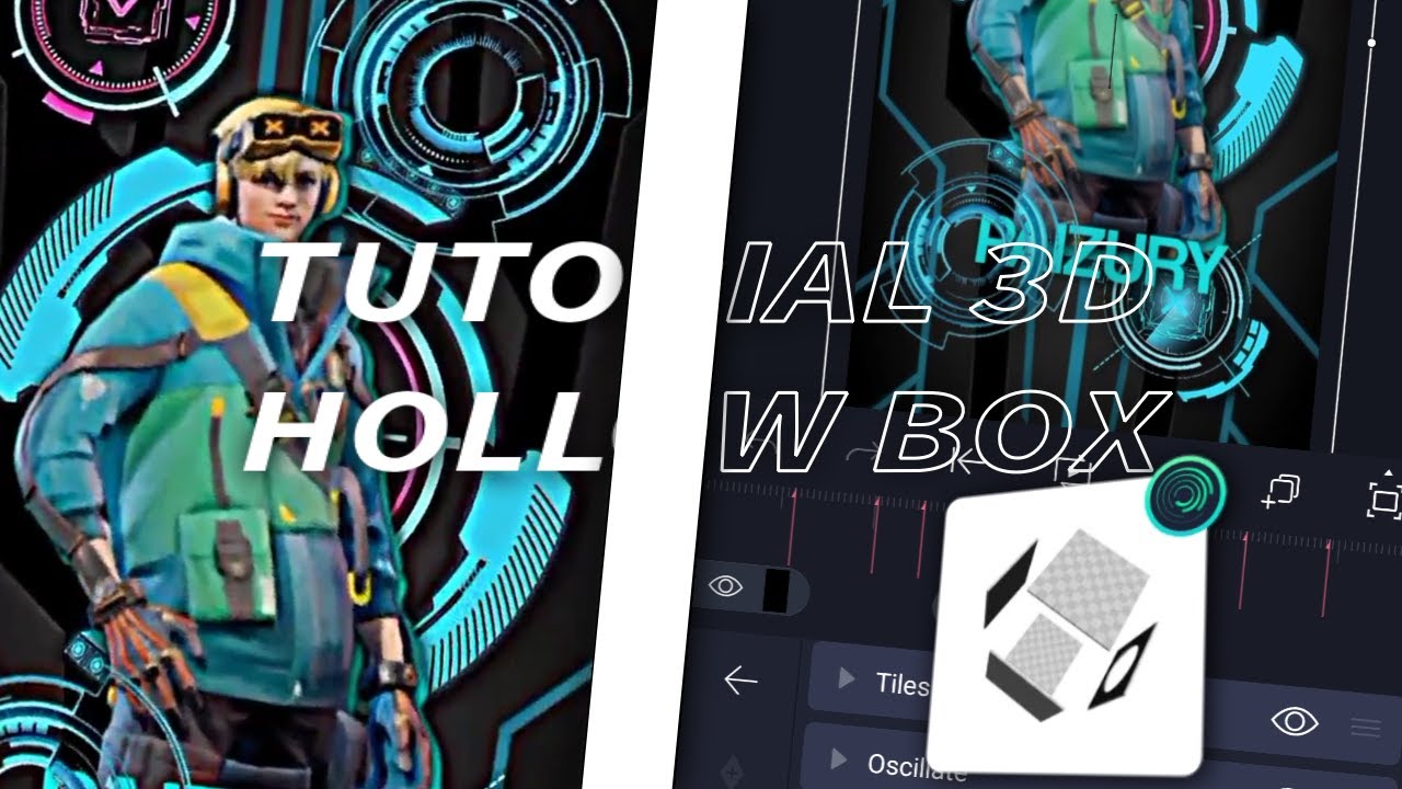 Tutorial Jj 3d Hollow Box Keren 😱😱😎👈🥶😜