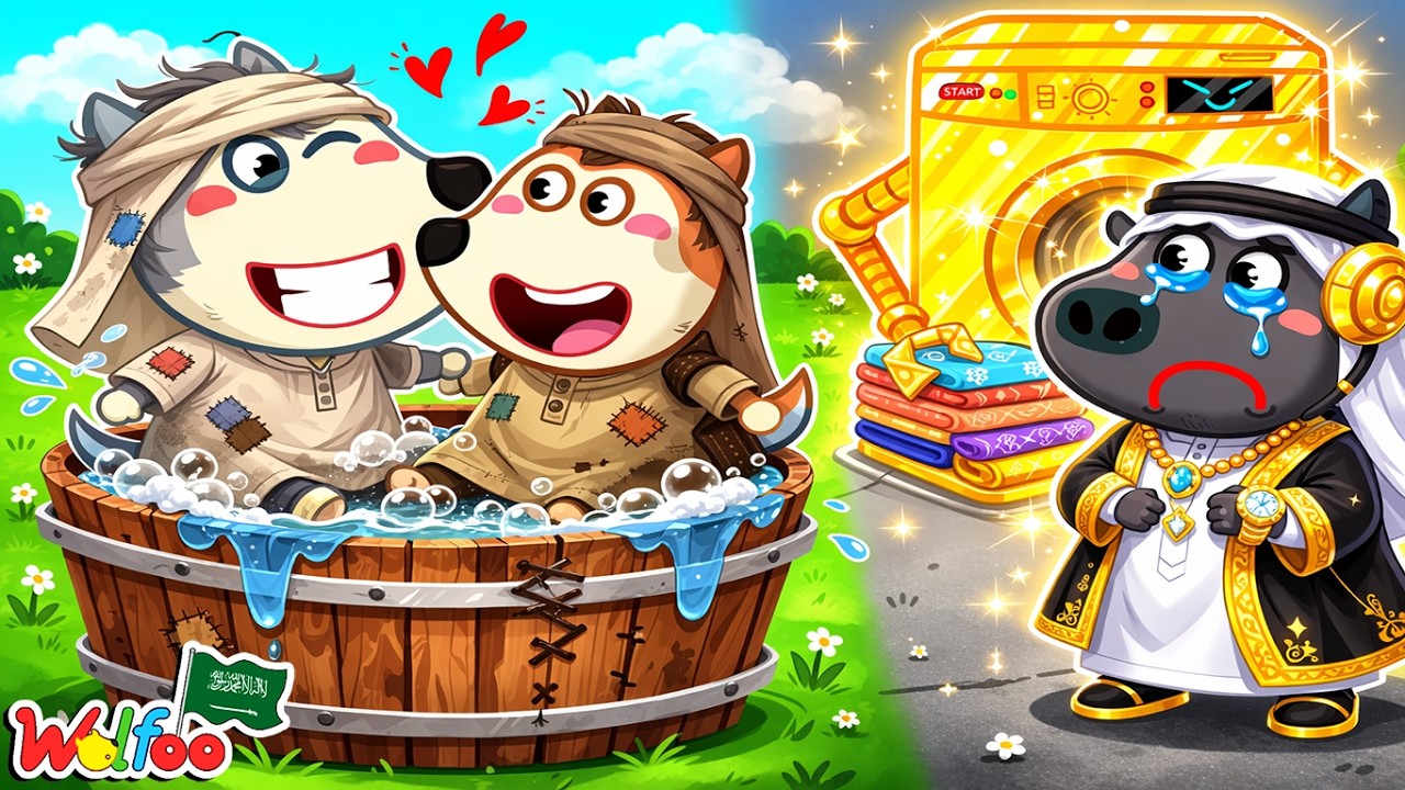 بوفو وحيد 😢 يغار من حب الأخوة بين وولفو ولوسي @wolfooinarabic