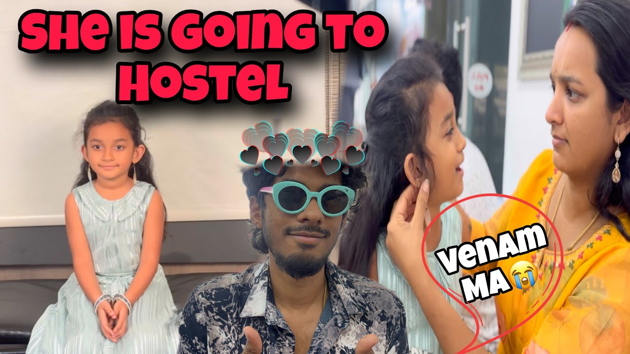 She going to hostel 😕!!Sha convincing saanu 🥲#saanvikashree 