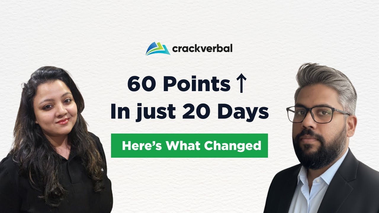 How Tuhin Improved His GMAT Score by 60 Points in Just 20 Days!