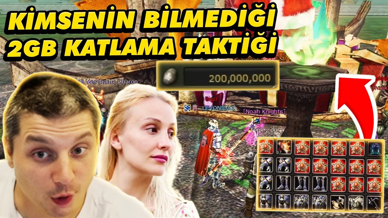EŞİMLE GB KATLAMA &Ccedil;OK GİZLİ TAKTİKLER ! 8 MS UPGRADE JR PK ⚔️ BOSS ⚔️ 170  GEM ! LEVO KNIGHT ONLINE