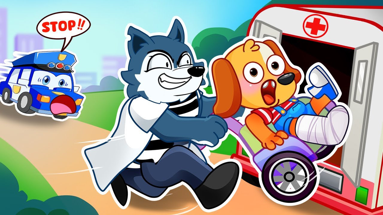 🚨 ¡El lobo se disfraza de doctor!🐺🩺 No sigas a desconocidos | RoboSquad - Historia ESP