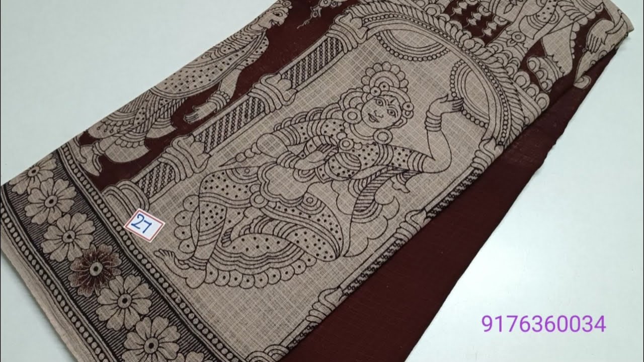 Handloom kalamkari kota cotton sarees collection// (2/2/26) #deepascollection