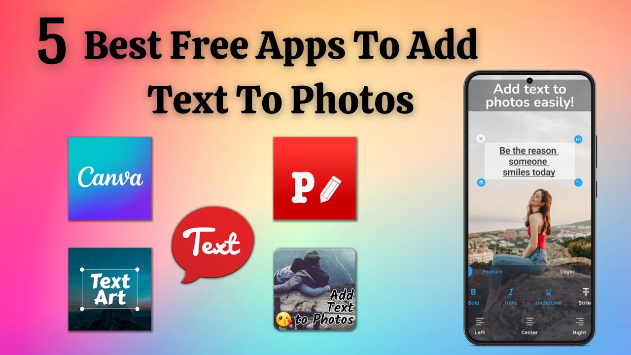 5 Best Free Apps To Add Text To Photos