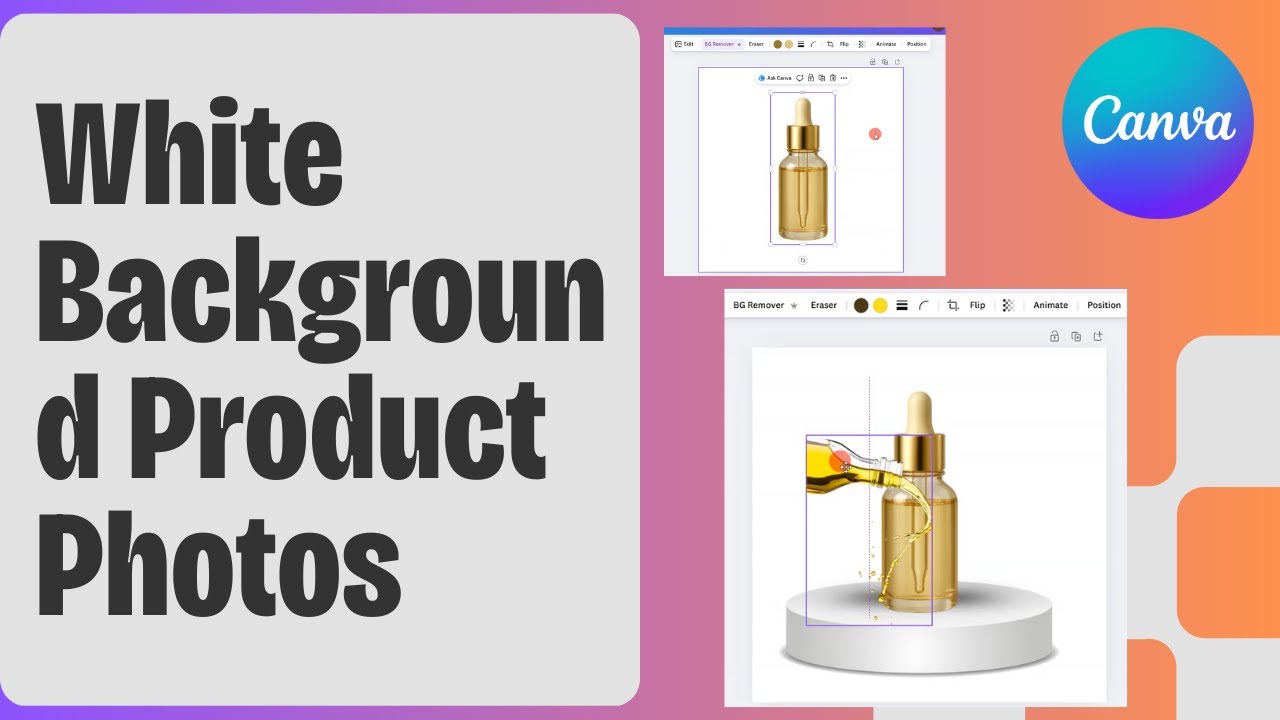 White Background Product Photos for Amazon Using Canva?