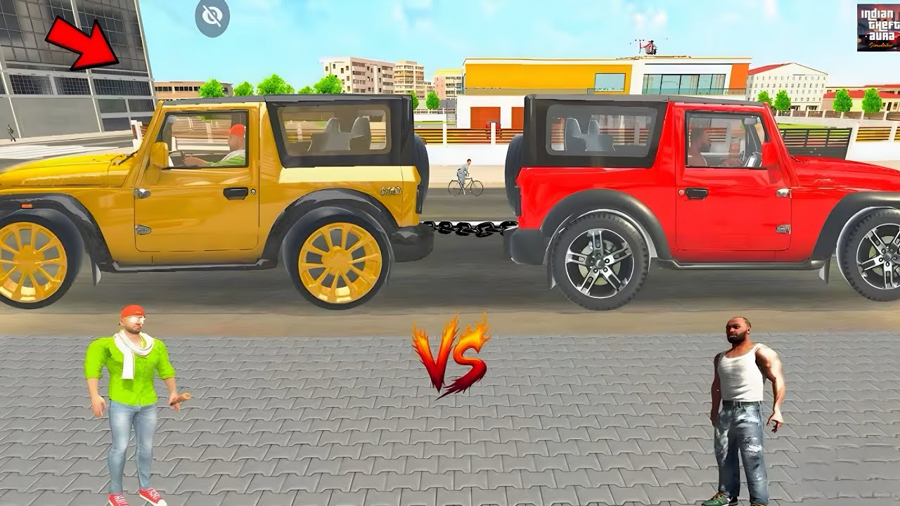FRANKLIN RED THAR VS JACK GOLDEN THAR 2 CHAIN INDIAN THEFT AUTO SIMULATOR 🥳