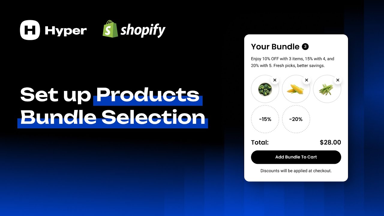 Boost AOV on Shopify with Products bundle selection | Hyper Theme Tutorial
