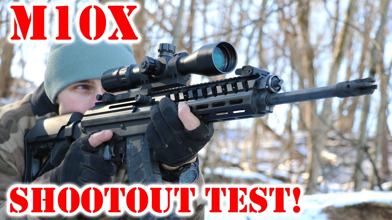 M10x from M+M - Shootout Test and Cows Attack!