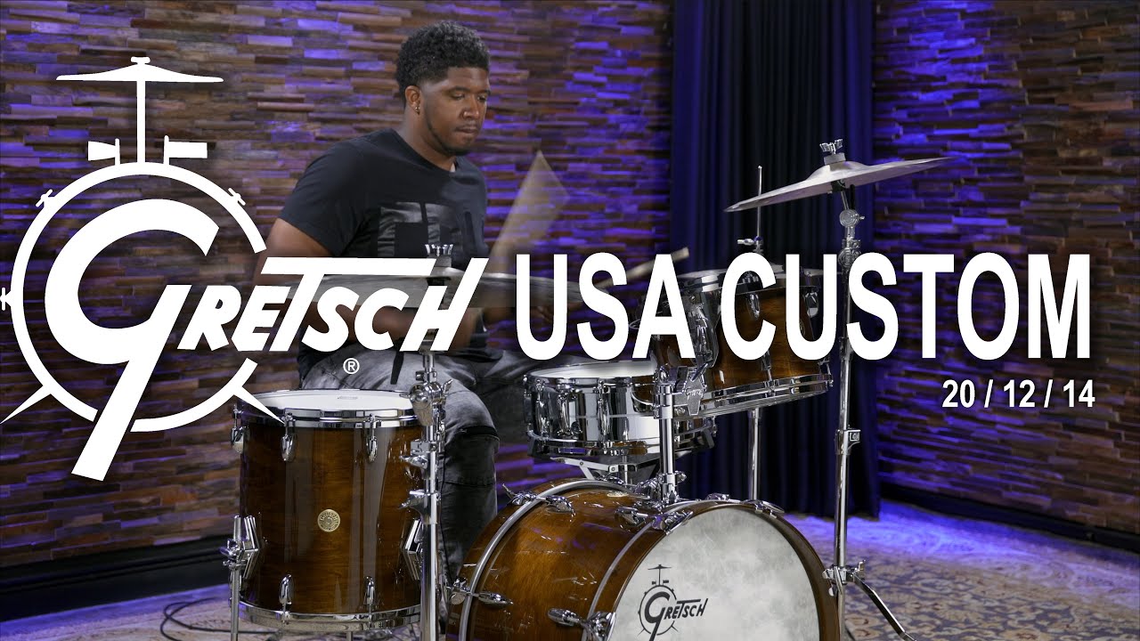 Gretsch USA Custom Drum Set 20/12/14 - Antique Maple (GUSA201214AM)