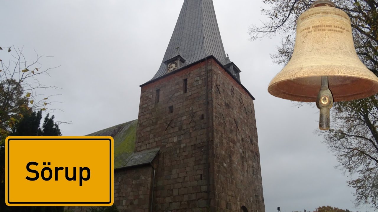St.Marien Sörup/Glocken der Ev.luth Kirche/Geläutpräsentation (Turmaufnahme)