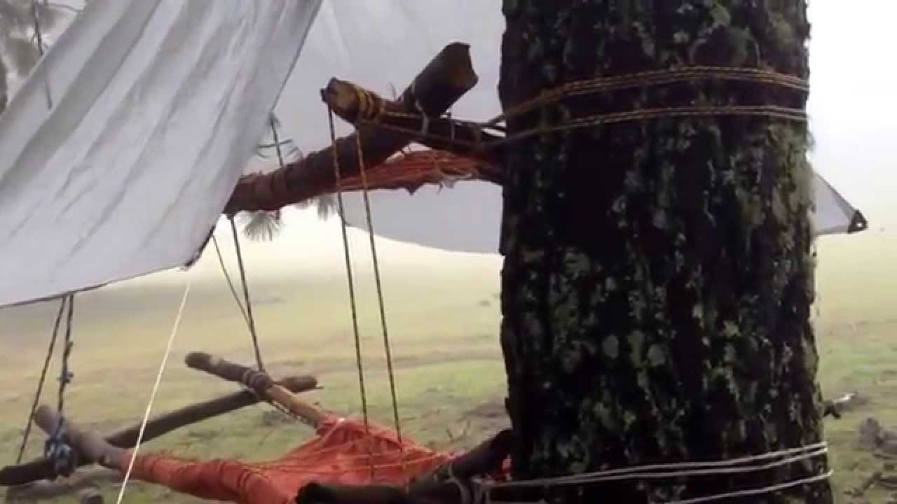 Refugio Aéreo Doble y Cocina de Campamento