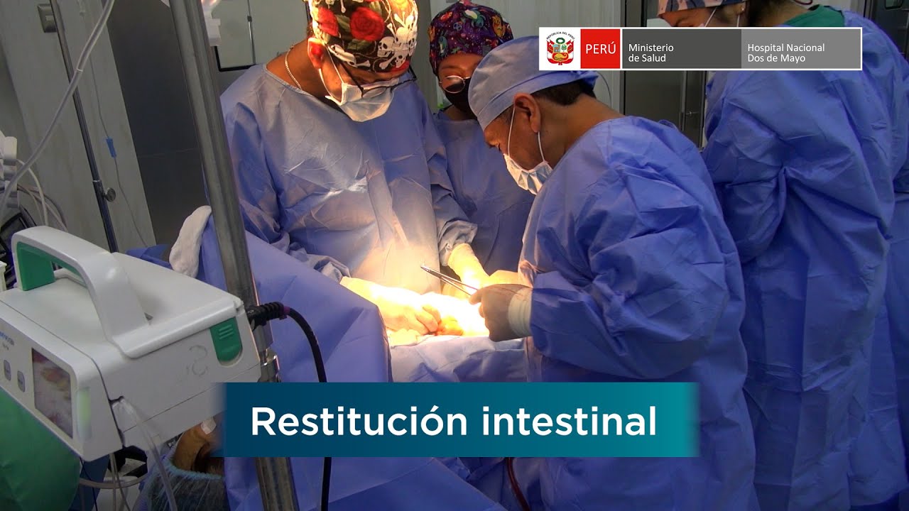 Restitución intestinal - Servicio de Cirugía 3 del Hospital Nacional 