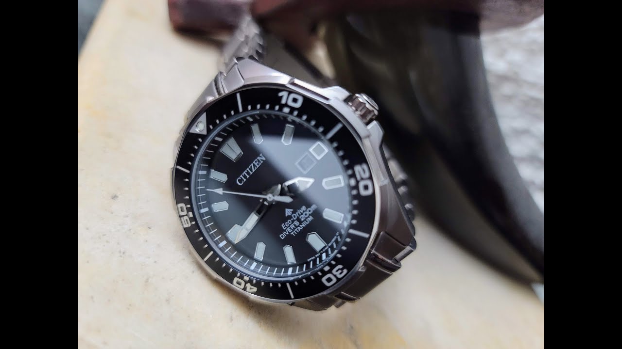 Unbox Citizen ProMaster de Titanio