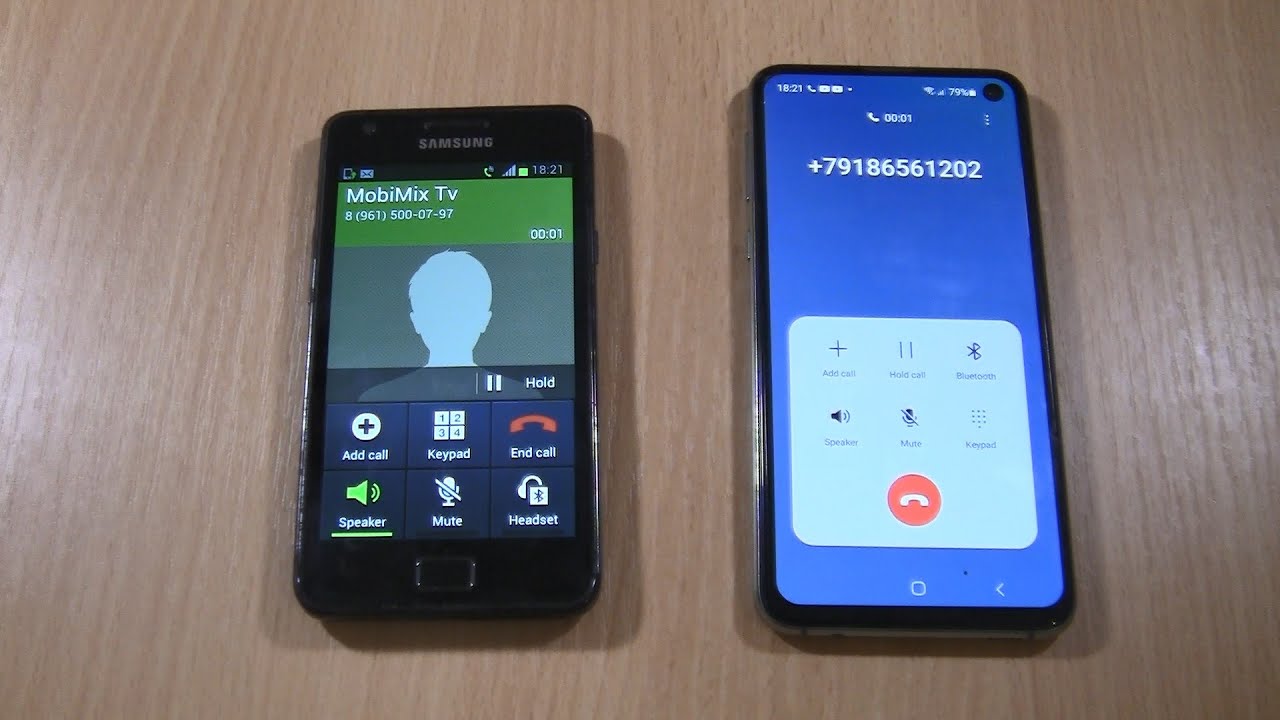 Incoming call & Outgoing call at the Same time  Samsung S10e+S2