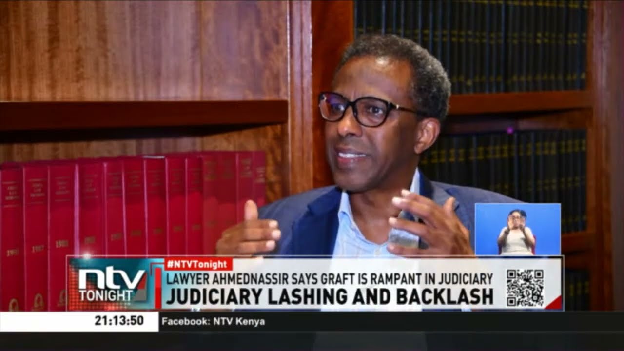 Lawyer Ahmednassir says graft is rampant in judiciary; defends Ruto