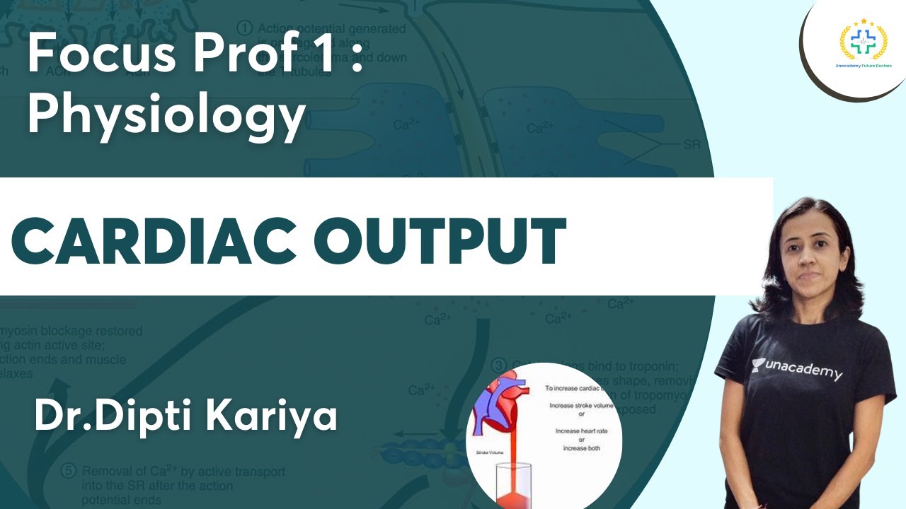 Cardiac Output | Focus Prof 1 Physiology | Unacademy Future Doctors | Dr.Dipti