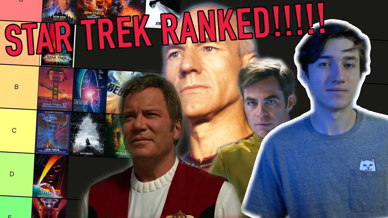 RANKING every STAR TREK MOVIE from BEST to WORST!! - Star Trek Tier List