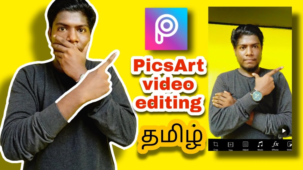PicsArt video editing in Tamil_ தமிழ் 🔥|| PicsArt 👑premium version only