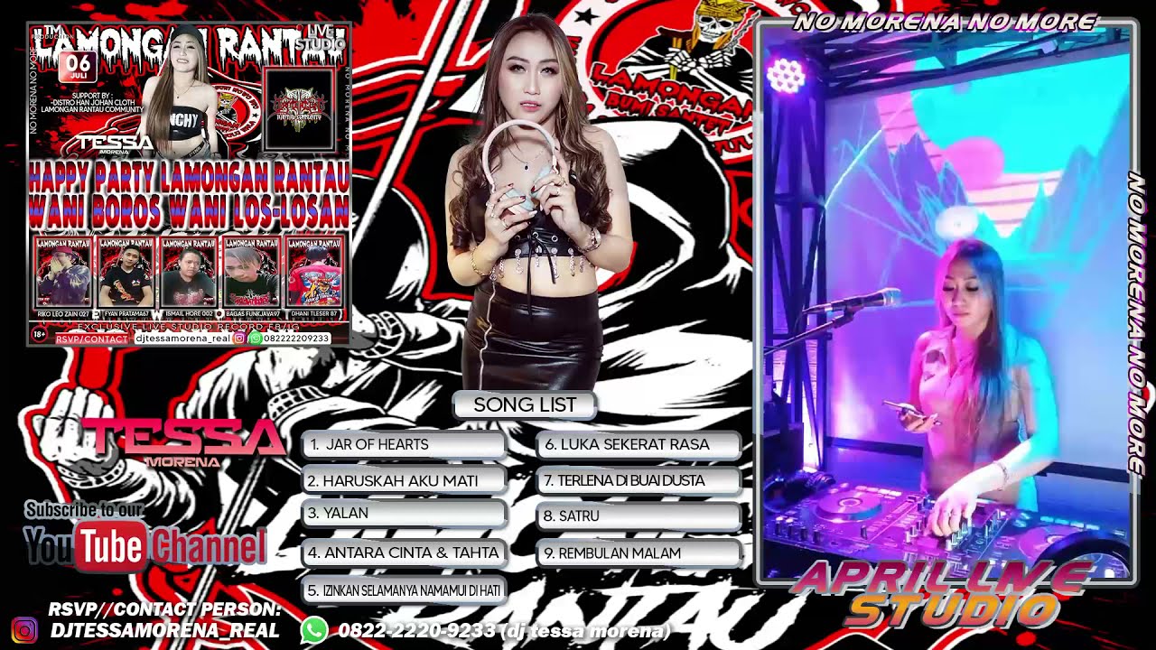 JAR OF HEARTS BY DJ TESSA MORENA | HAPPY PARTY LAMONGAN RANTAU WANI BOROS WANI LOS-LOSAN