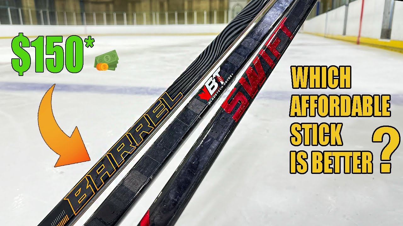 Лучшая доступная хоккейная клюшка? Обзор хоккейных клюшек Barrel Hockey, Swift Hockey и Bladetech