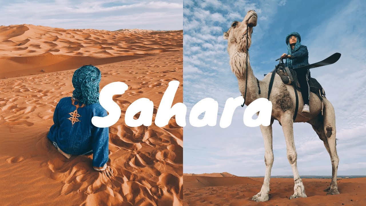 ALONE IN THE SAHARA DESERT, MOROCCO | Merzouga Camping Vlog | الصحرا‎, المغرب