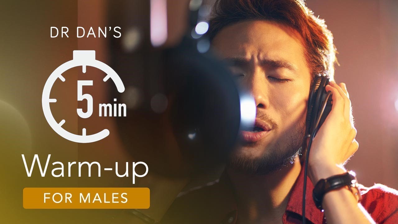 5 Minute Singing Warm-Up (Male Voice) | #DrDan 🎤