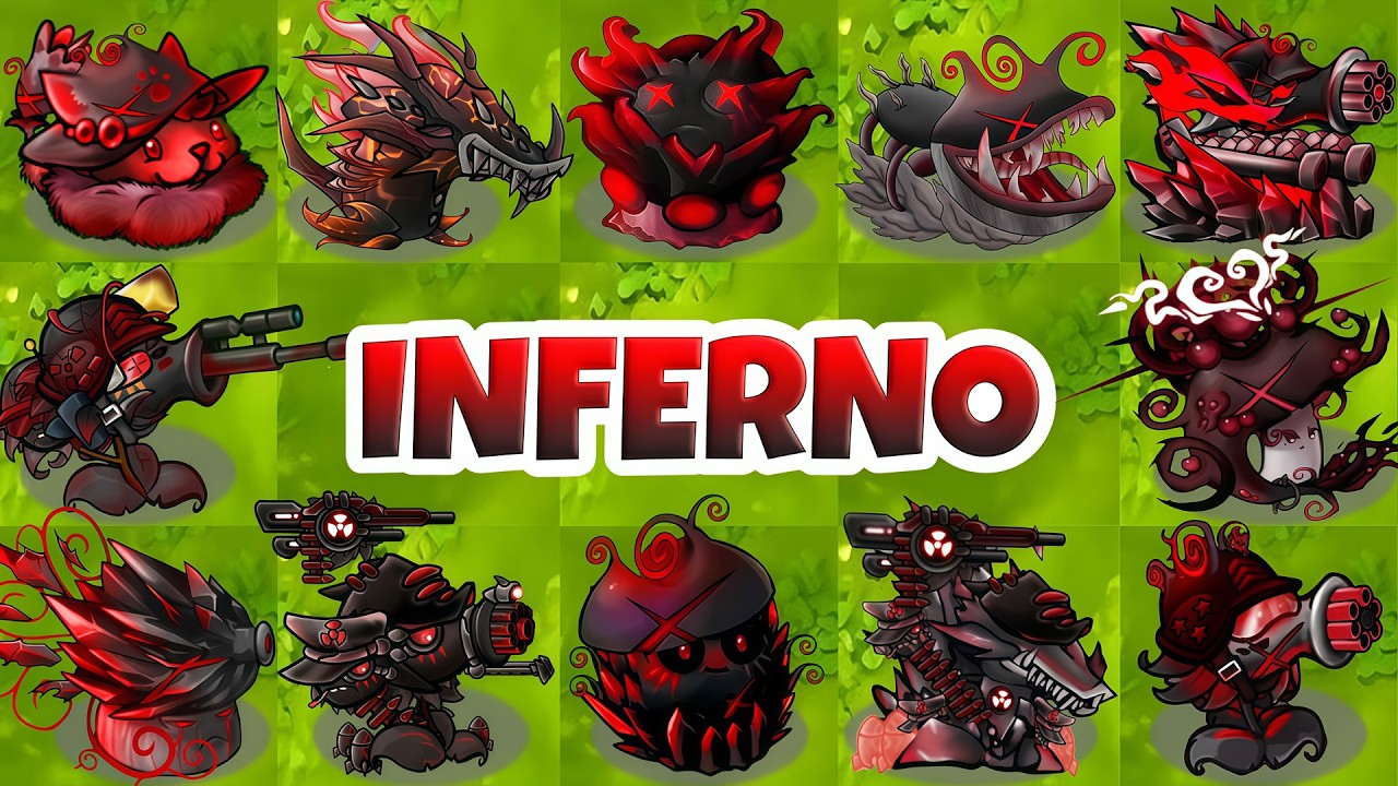 PVZ Fusion 3.4 Challenge!! All INFERNO Plants Fusion Vs Obsidian Gargantuar - Who Will Win?