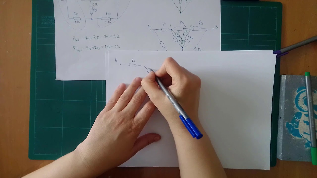 Transformacija trougao-zvijezda primjer 3