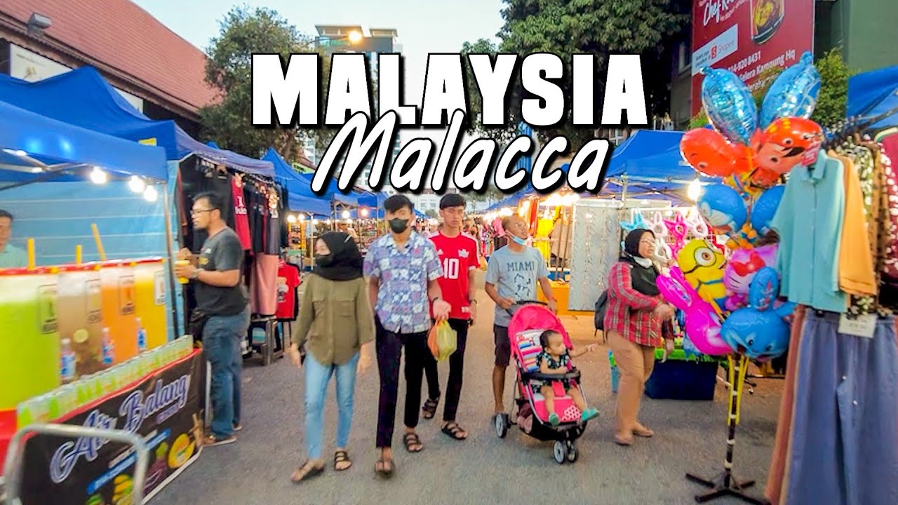 🇲🇾 Walk In Malaysia Beautiful City (Going to Pahlawan walk night market)