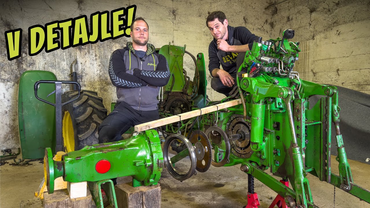 Traktor v drobovje: razložen vsak del
