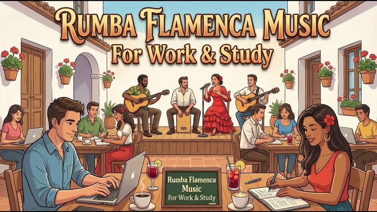 🇪🇸 Rumba Flamenca Folk Music for Work & Study 🎵 Happy Instrumental Background Music #2