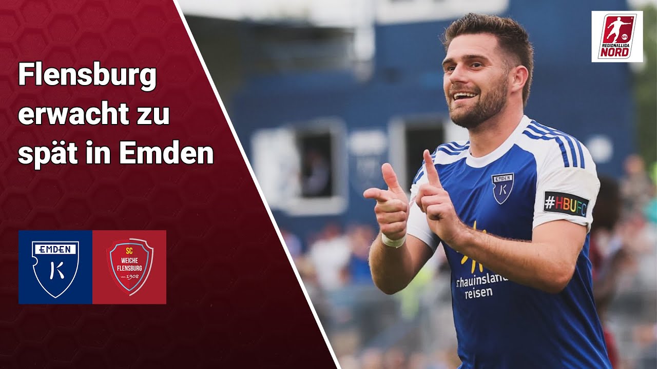 BSV Kickers Emden - SC Weiche Flensburg | Regionalliga Nord 4. Spieltag