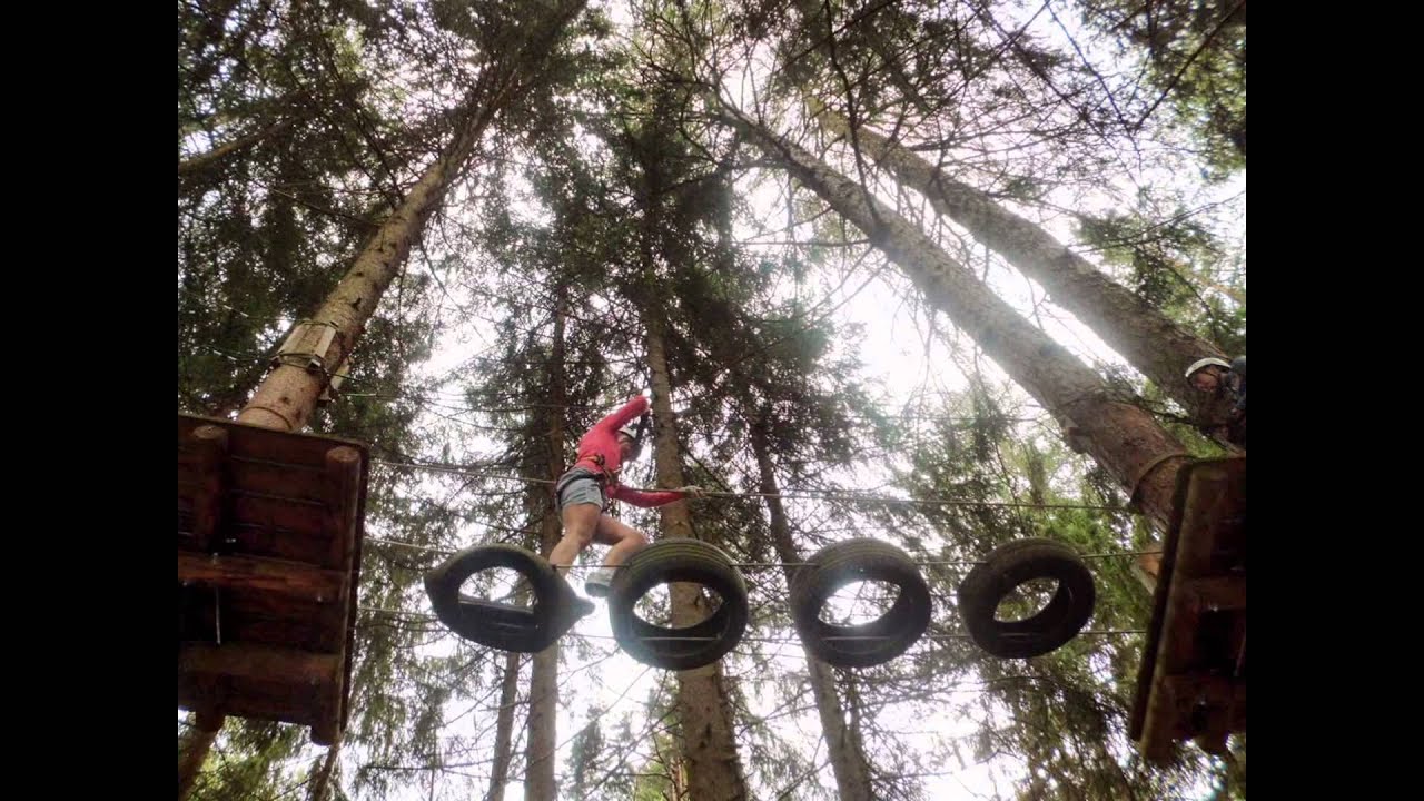 Daniel's Firmausflug, Hochseilgarten, Fulpmes, Tirol
